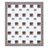 BLOCKS OF INDIA Hand Block Printed Cotton Super King Size Bedsheet(270 x 270) (Color 8)