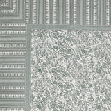 BLOCKS OF INDIA Sanganeri Print Cotton Viscose Economy King Size Bedsheet (225 X 270 CM) DOB_BED_AURA_JAAL_GREY