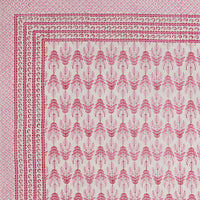 Pure Cotton Table Cloth Rajasthani Hand Block Printed (MAROON LEAF)