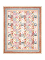 BLOCKS OF INDIA Hand Block Printed Cotton King Size Quilt (Orange Chokdi)