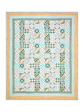 BLOCKS OF INDIA Hand Block Printed Cotton King Size Quilt (Blue Chokdi)